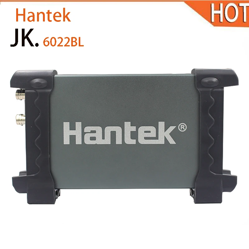 Hantek официальный 6022BL PC USB осциллограф 2 цифровых канала 20 МГц полоса пропускания 48MSa/s частота дискретизации 16 каналов логический анализатор