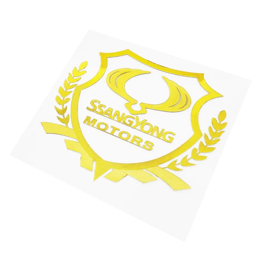 Наклейка на окно автомобиля эмблема наклейка автостайлинг для Ssangyong Korando Actyon Kyron