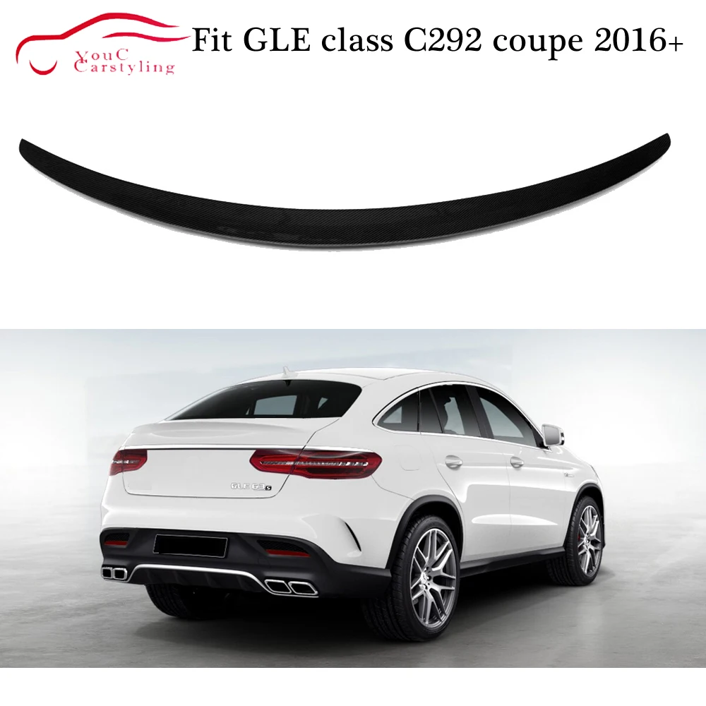 Задний спойлер W292 из углеродного волокна заглушка для багажника в стиле AMG Mercedes GLE