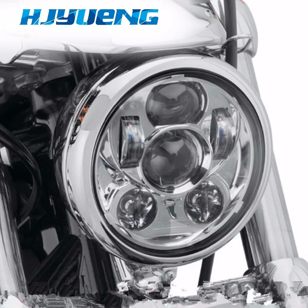 Для 7 Sporster XL 1200 883 Dyna Glide Fat Bob Street Harley светодиодный 5 3/4 &quot5 75&quot прожектор|dyna glide|harley