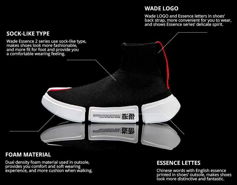 Li-Ning/мужские баскетбольные кроссовки NYFW Wade Essence II с подкладкой; спортивная обувь; ABCM113 XYL144