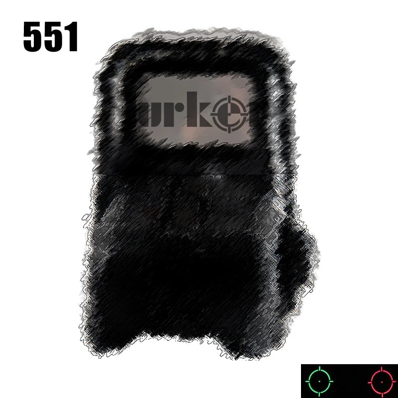 Тактический голографический прицел 551 коллиматора с красной точкой оптический