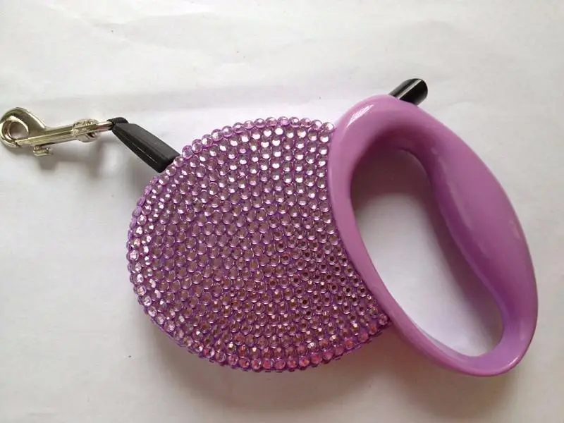 purple Adeeing 3 м Pet Тяговый канат пластиковый цемент сплошной цвет для собак - Цвет: purple