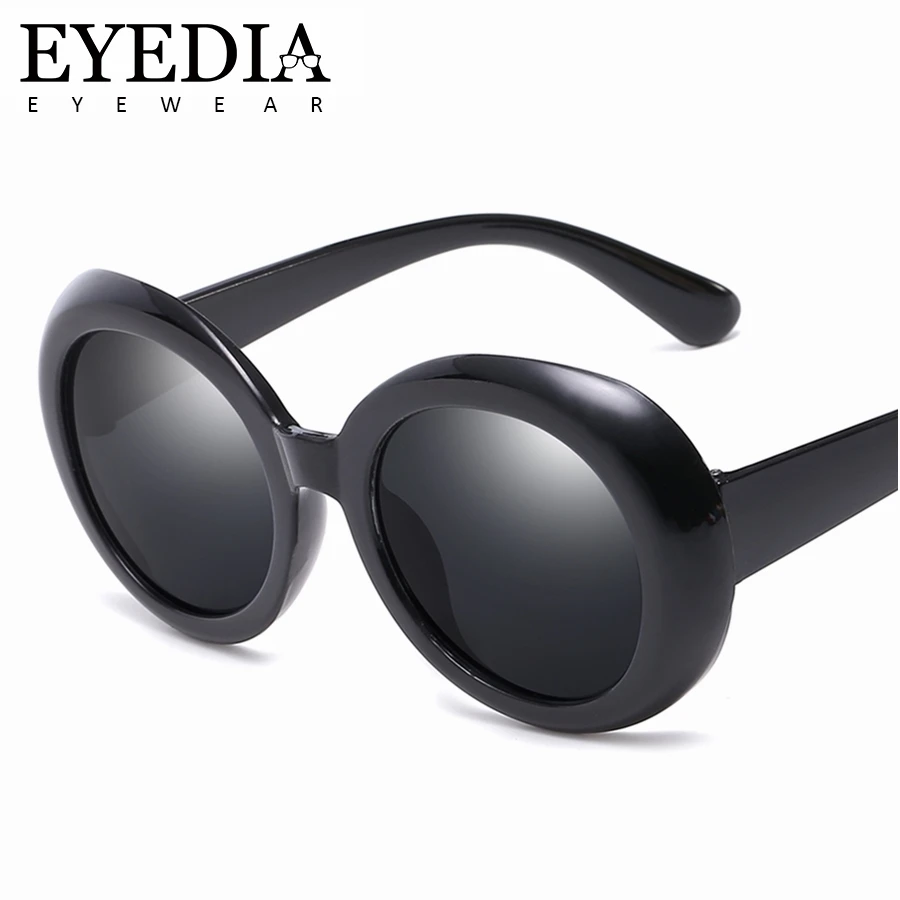 Брендовые Популярные овальные солнцезащитные очки унисекс дизайнерские