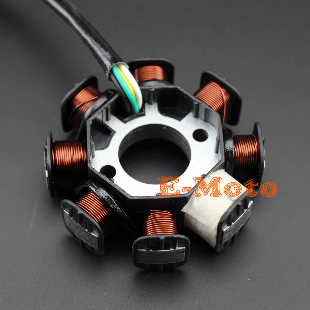 Китайский скутер GY6 125cc 150cc 8 Pole Катушка статор система зарядки ATV Мопед картинг Roketa