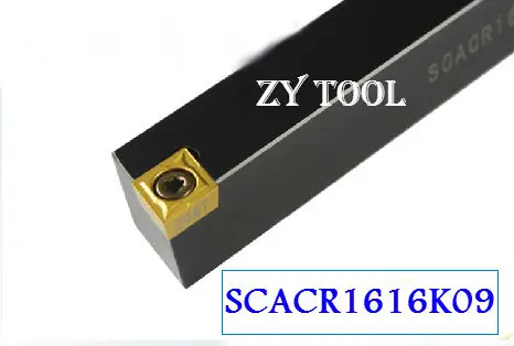 

SCACR1616K09 16*16mm Metal Lathe Cutting Tools Lathe Machine CNC Turning Tools External Turning Tool Holder S-Type SCACR/L
