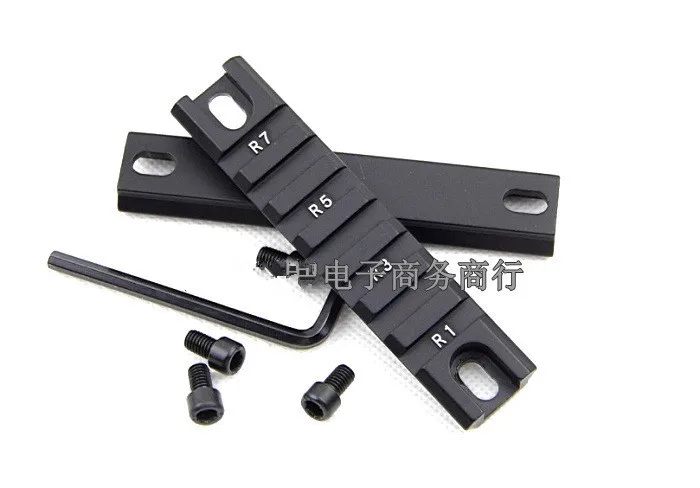 2 шт./компл. DIY Стандартный 20 мм Вивер база Picatinny RIS короткий рельс вправо/влево