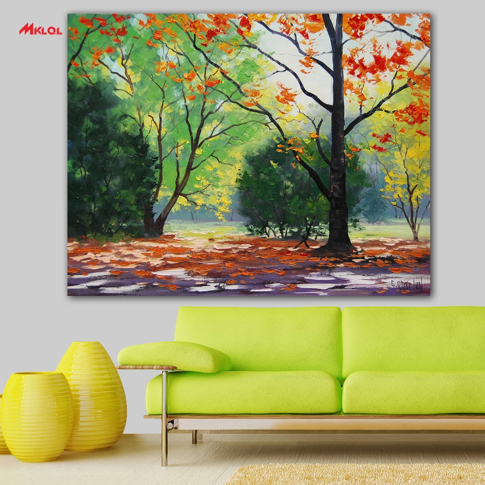 

wall Art Beauty of plants Scenery painting Painting For Living Room Home Decoration Oil Painting On Canvas Wall Painting no fram