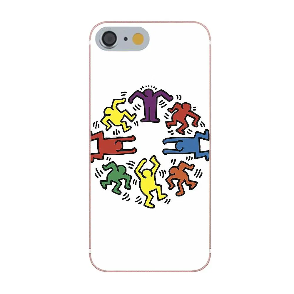 Tpwxnx Keith Haring Art для Sony Xperia Z Z1 Z2 Z3 Z4 Z5 compact Mini Premium M2 M4 M5 T3 E3 E5 XA мягкий модный