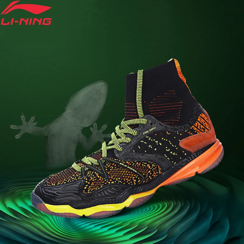 Li-Ning/Мужская Профессиональная обувь Ranger для бадминтона с высокой подушкой+ подкладка, спортивная обувь, кроссовки, AYAM009 XYY047