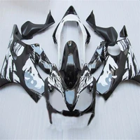 injection mold fairing kit for cbr600f4i 04 05 06 07 cbr600 2004 2007 abs top white black fairings setgifts