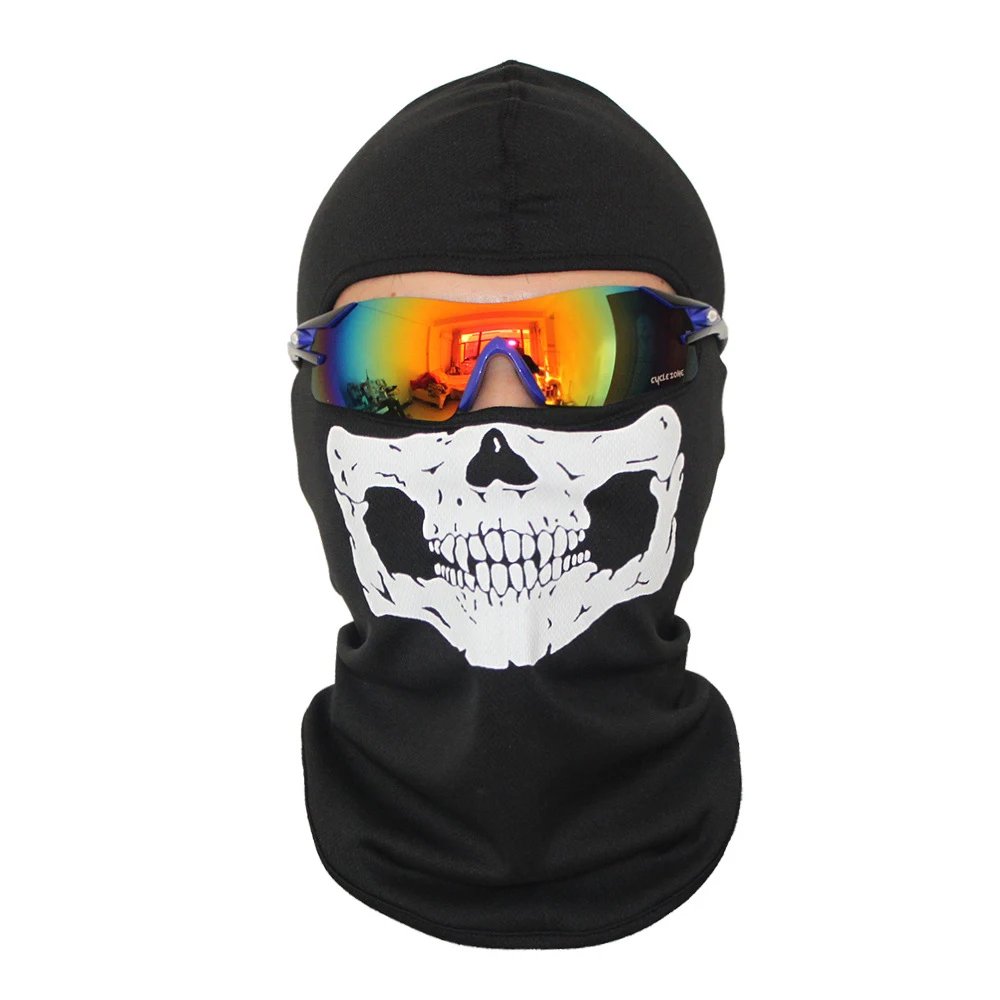 

Motorcycle Skull Ghost Face Windproof Mask Beanie Hat Outdoor Sports Warm Ski Mask Caps Bicyle Bike Balaclavas Bonnet Scarf Man