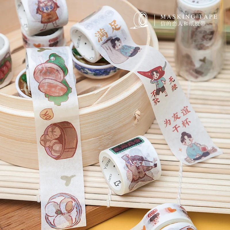 Изысканные 3 шт \ DIY милые Креативные забавные винтажные декоративные ленты