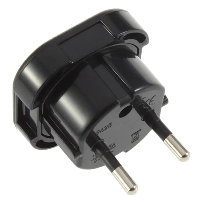 Универсальный 3-контактный переменного тока Мощность штекер адаптера Разъем