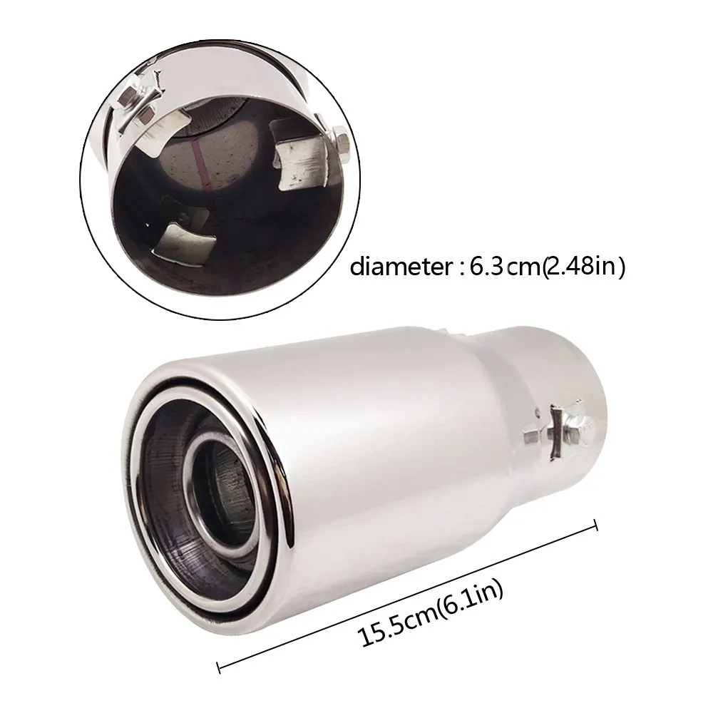 For Jeep Volkswagen Range Rover Mitsubishi Lancer Nissan Tiida Jaguar BMW Peugeot 307 Diameter 74mm Car Exhaust Pipe Replacement |