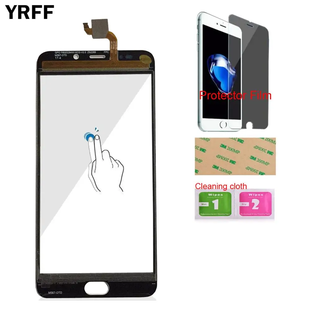 YRFF 5 дюймов Переднее стекло для телефона Leagoo M7 сенсорный экран Сенсорная панель