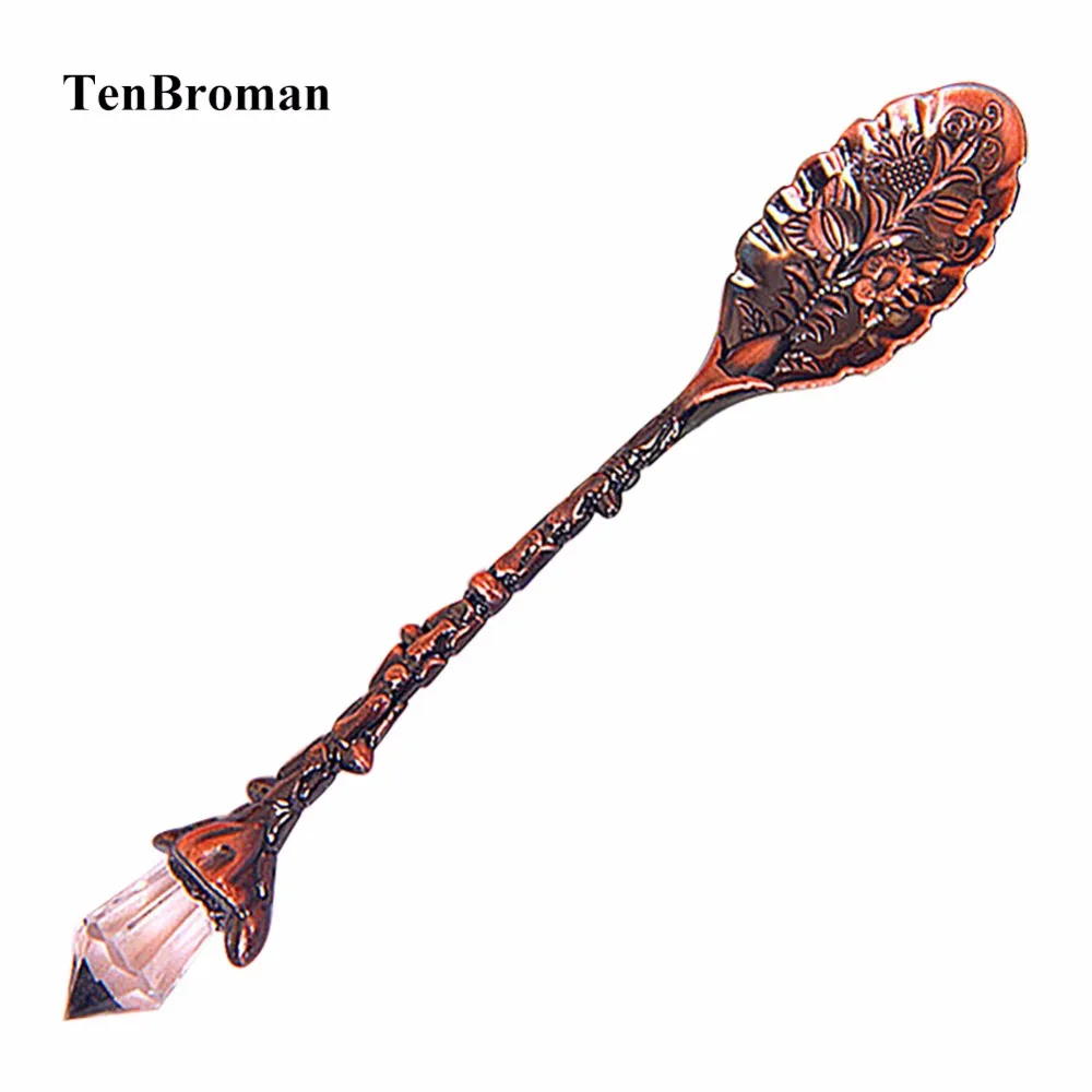 TENBROMAN 12 шт. Королевский Стиль Ретро Модные Винтажные чайные кофейные скобы