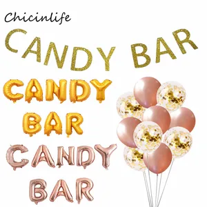 Chicinlife карамельные шары, баннеры, украшения для детского душа, украшение для дня рождения, свадьбы, украшение для бара и вечеринки, гирлянда