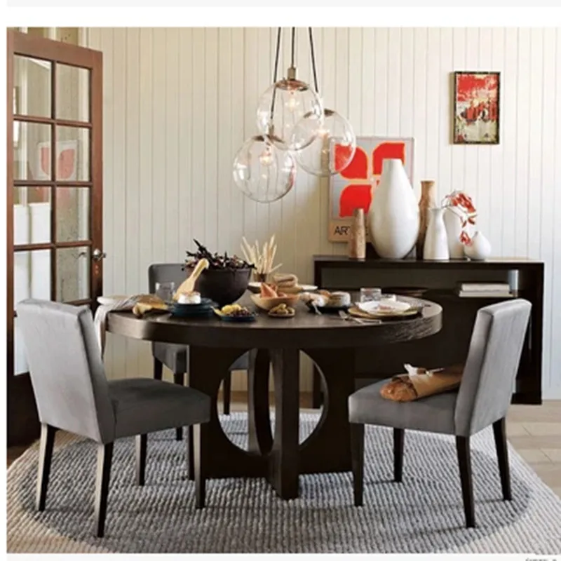 Современная светодиодная Подвесная лампа для кухни минималистичный прозрачный