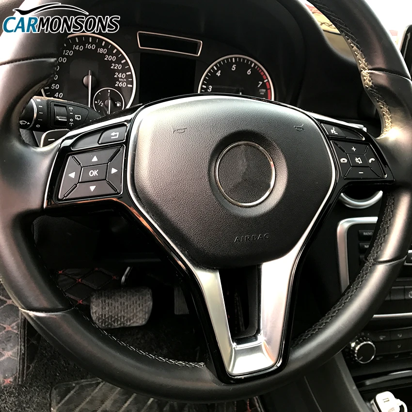 Наклейки на руль для Mercedes Benz A B C E CLA GLA GLC GLK CLS V Class W176 W246 W204 W205 W212 W213 W117 X156 W447 |