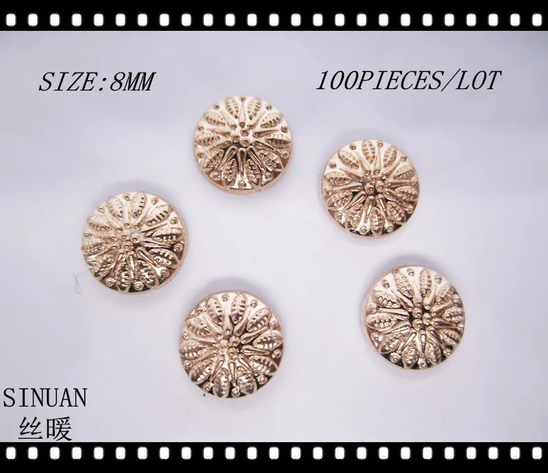 Заклепки для сумок заклепки горячей фиксации круглые шипы и шпильки 8 мм