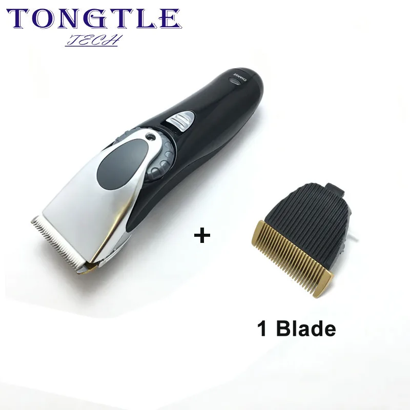 Clipper 1 Blade Tongtletech профессиональная электрическая машинка для стрижки волос с литиевой батареей 100 V-240 V Мужская бритва для стрижки волос Беспроводная Машинка для стрижки волос - Цвет: Clipper 1 Blade