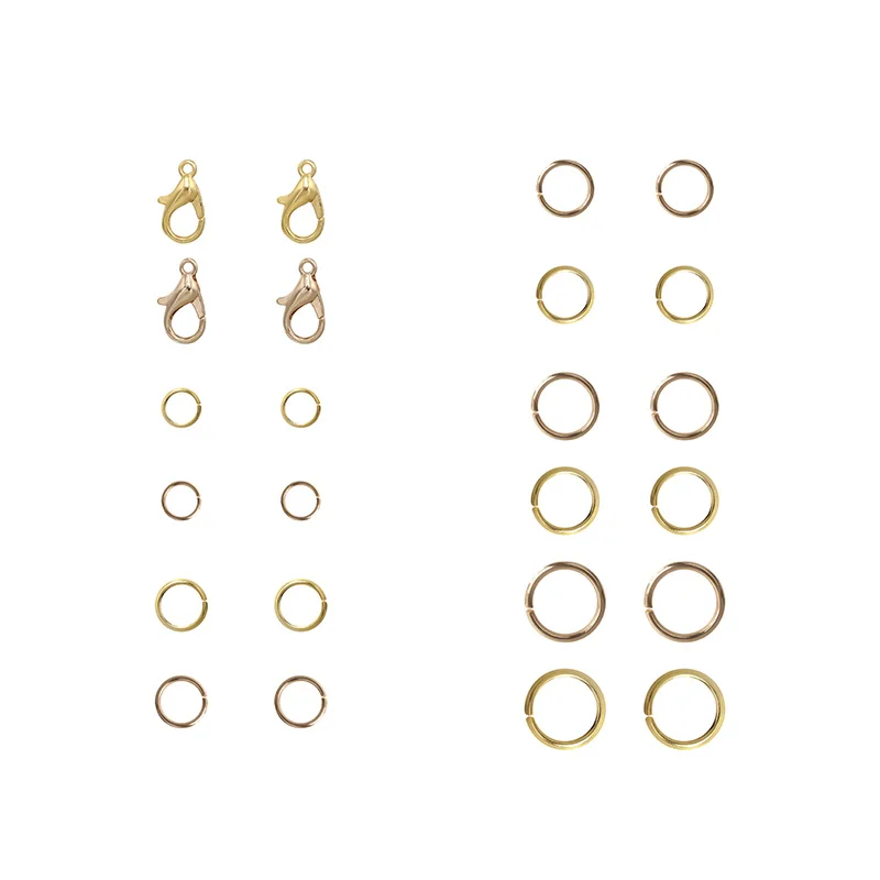 4/5/6/8/10mm 1424pcs Closed loop Handmade Combination Suit DIY Fashion Jewelry Findings Making Box Tool BeadsAccessories | Украшения и