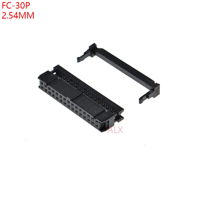 10 шт. FC 30p IDC разъем шаг 2 54 мм JTAG ISP двухрядный женский 2x15PIN 30PIN для коробка заголовок
