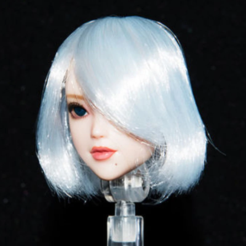Масштаб 1/6 NieR headplay automata 2B девочка голова с белыми волосами лепка меч набор