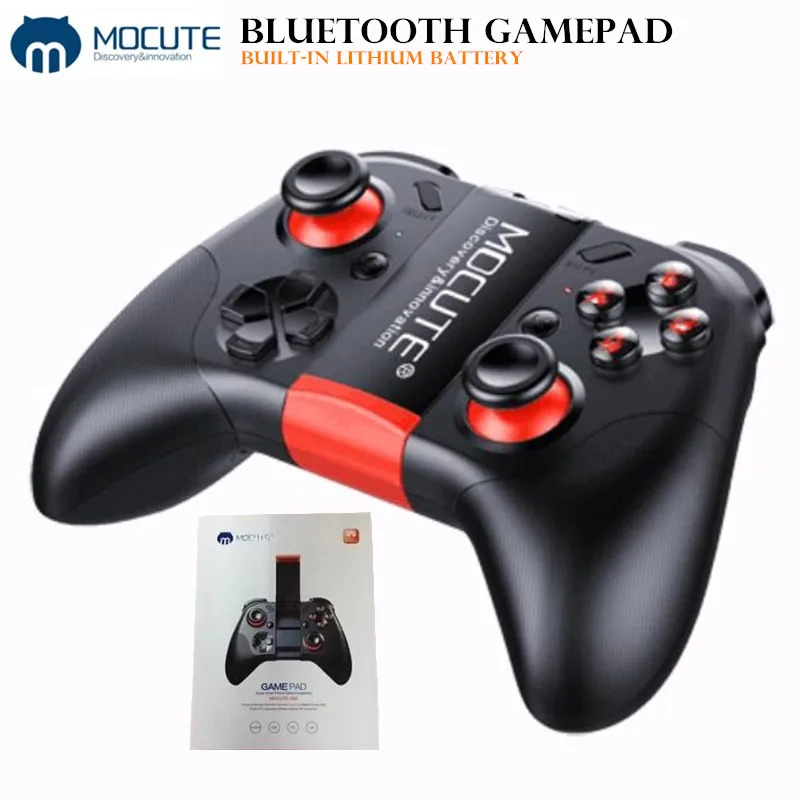 50 шт. Mocute 054 Bluetooth геймпад мобильный Джойстик Android джойстик беспроводной VR контроллер смартфон планшет ПК Smart tv игровой коврик - Цвет: Черный