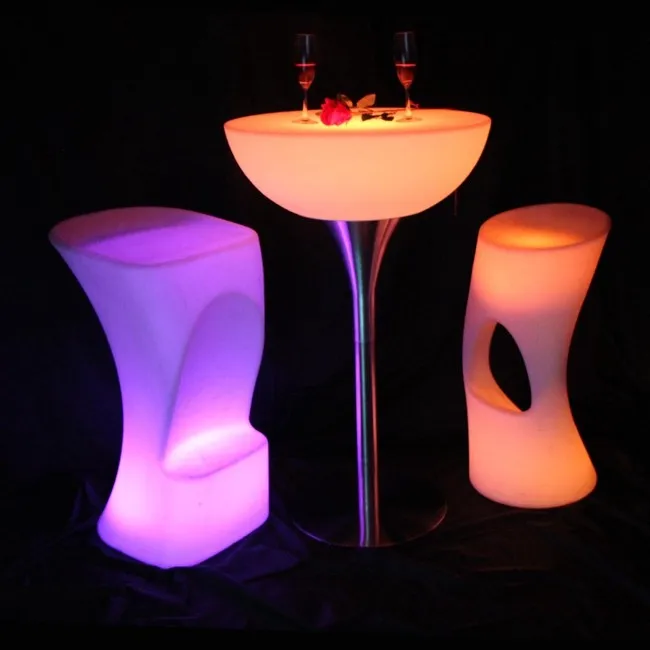 Домашний сад наружные светодиодные барные столы модные украшения iluminouse