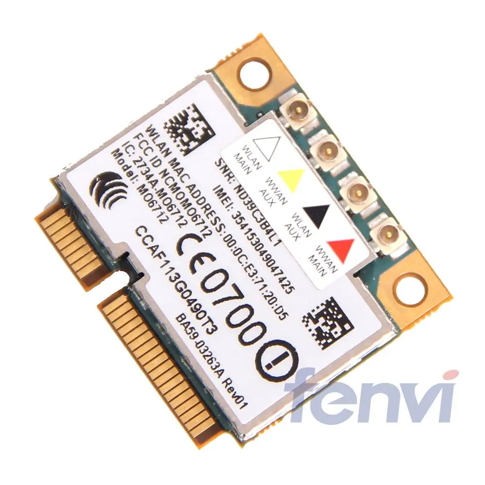 Опция GTM671W MO6712 мини PCI-E 3g беспроводной WWAN Wifi Wlan карта HSDPA gps EDGE WCDMA UMTS GSM модуль