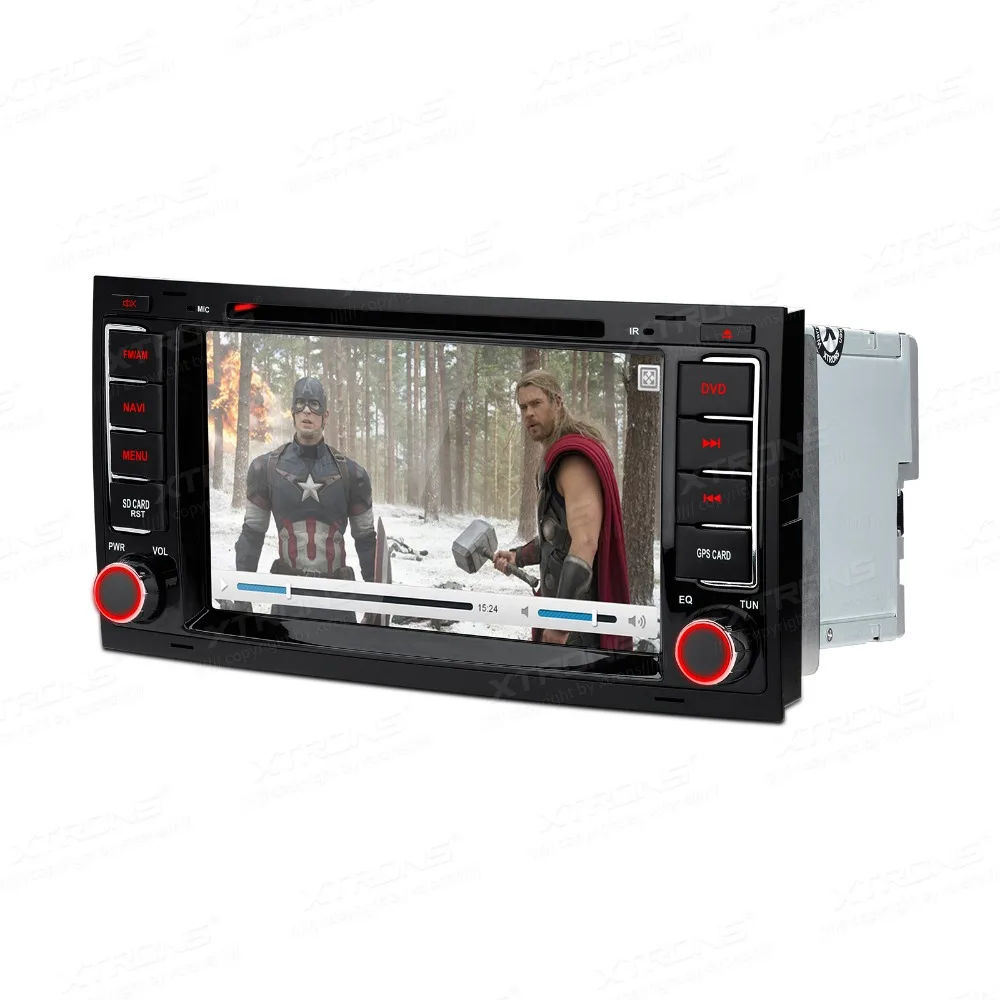 XTRONS 7 дюймовый HD цифровой сенсорный экран Dual CANbus GPS навигация автомобильный DVD