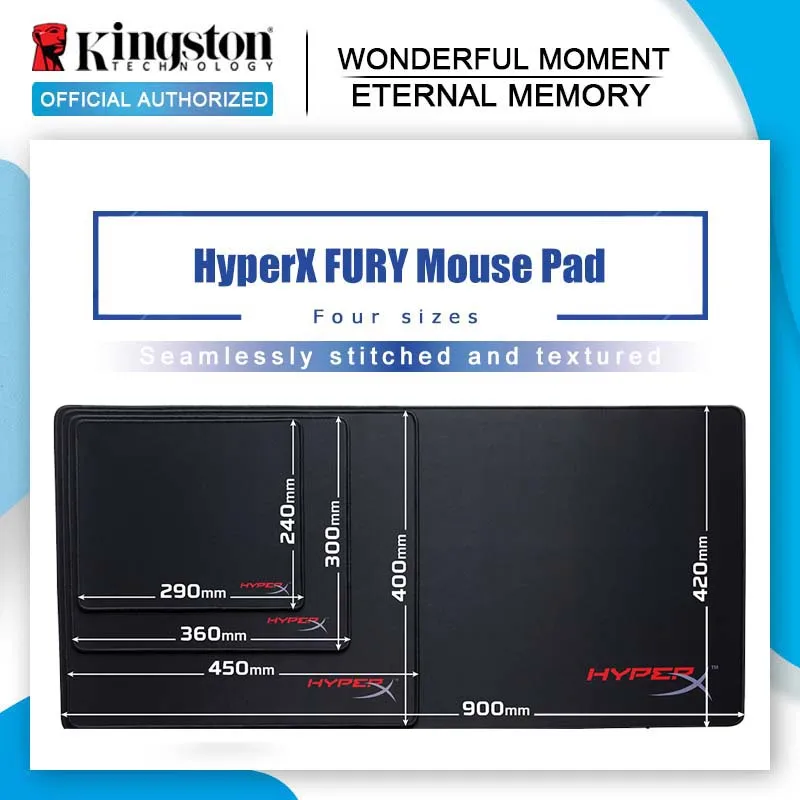 Профессиональный электрический коврик для мыши KINGSTON HyperX FURY Pro|Коврики мышей| |