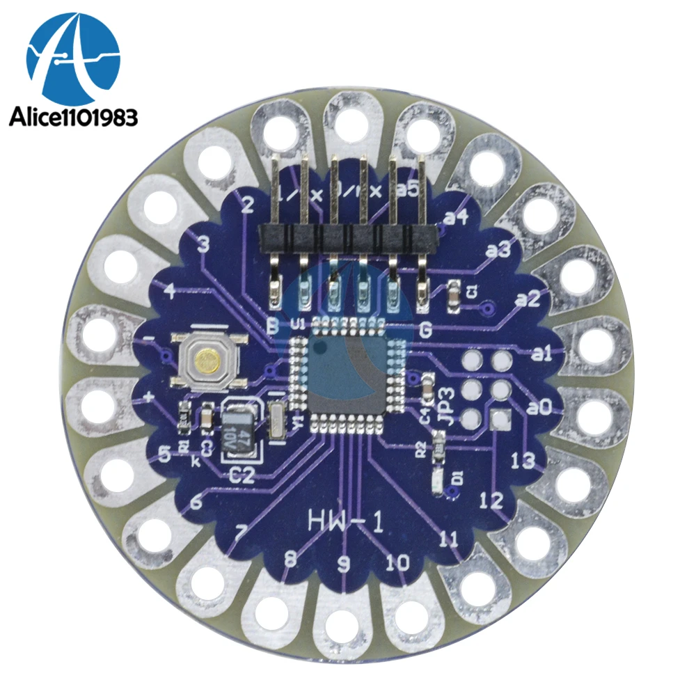 Плата микроконтроллера LilyPad 328 ATmega328P модуль основной платы для Arduino совместимый с