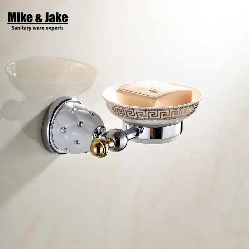 Бриллиантовая подставка для мыла/держатель Твердый латунный держатель мыла