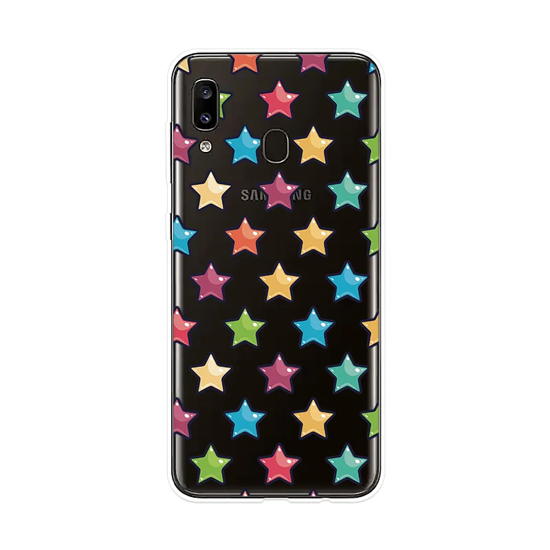 Чехол для телефона Samsung Galaxy A10 A20 A20e A30 A40 A50 A60 A70 A80 A90 прозрачный чехол с цветами M10 M20