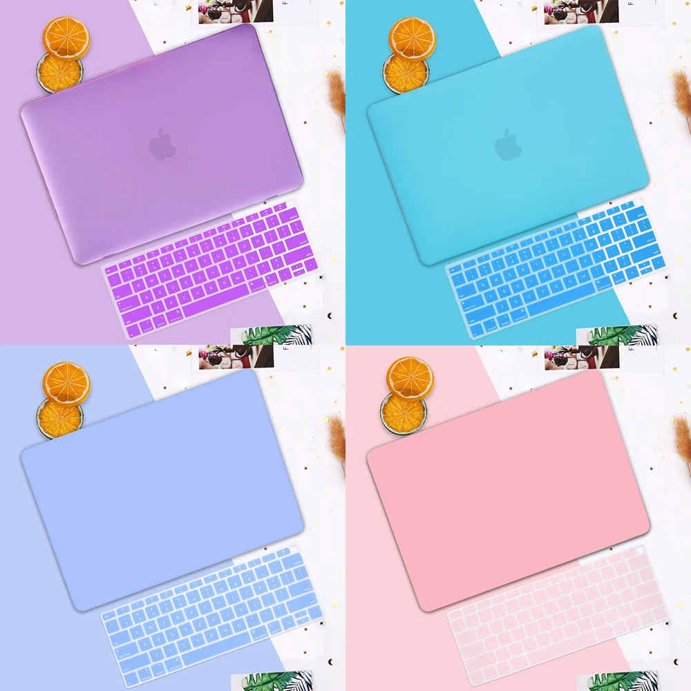 Чехол для ноутбука Apple MacBook Air Pro Retina 11 12 13 15 Новый 3 4 дюйма Матовый Жесткий чехол с