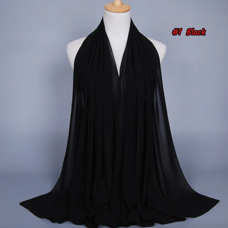 Женская модная однотонная шифоновая шаль-шарф из пузырчатой ткани пляжный