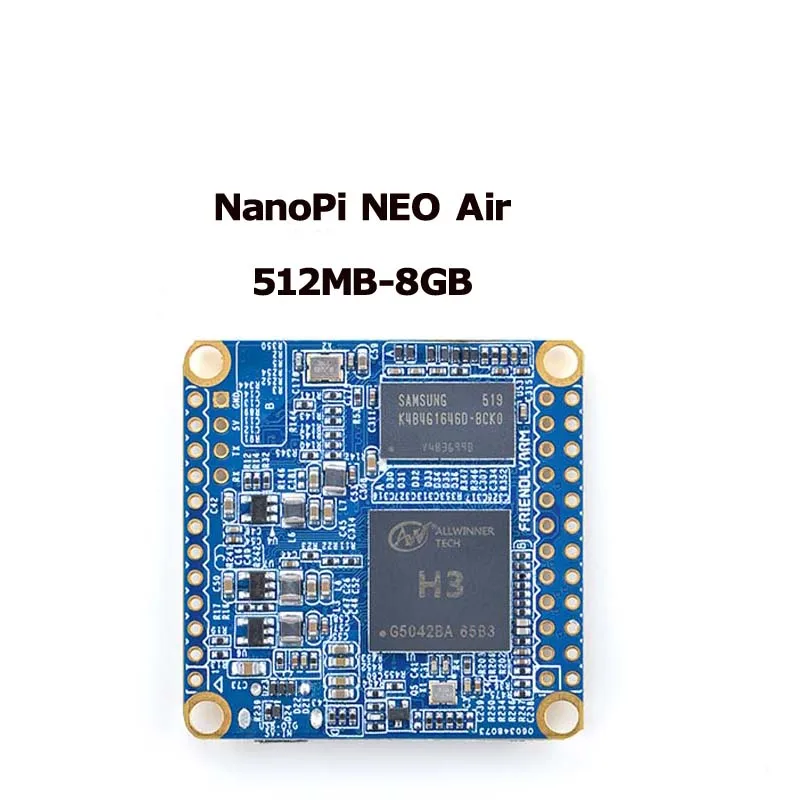 NanoPi NEO Air 512 МБ ram wifi и Bluetooth, 8 ГБ/32 ГБ eMMC Allwinner H3 четырехъядерный Cortex-A7 - Цвет: Красный