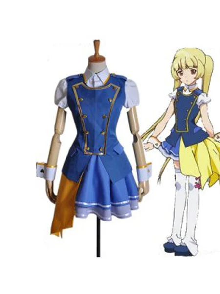 

AKB0048 Косплей Yuka Ichijo синий Карнавальный костюм для взрослых Аниме Костюмы на Хэллоуин для женщин платье карнавальный костюм