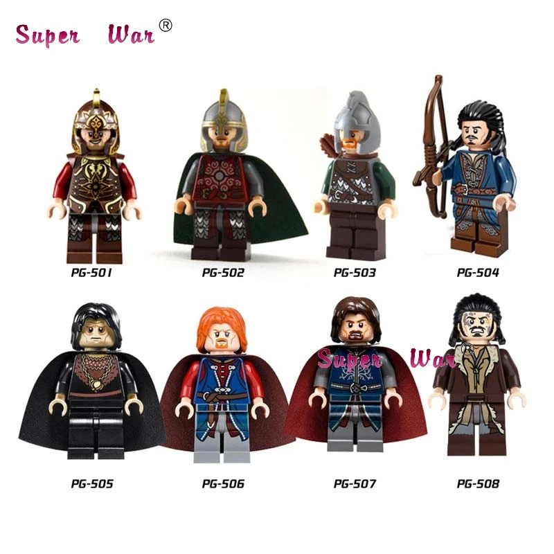 10Set-PG8031 10 комплектов, Волшебная серия из фильма " Властелин колец", Игра престолов, строительные блоки, Игрушечная модель, кубики для детей - Цвет: 10Set-PG8031