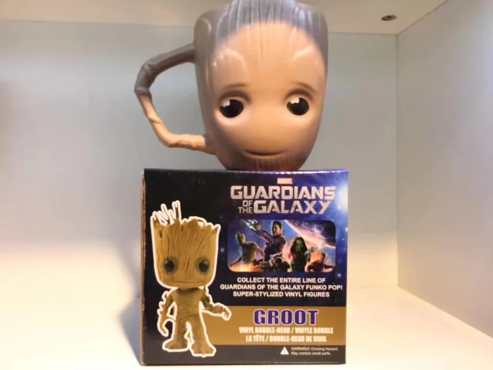 Galaxy Guard дерево человек 3D мультфильм керамическая чашка Grut Стайлинг кружка аниме-атрибутика чашки дает друзьям творческую индивидуальность тренд