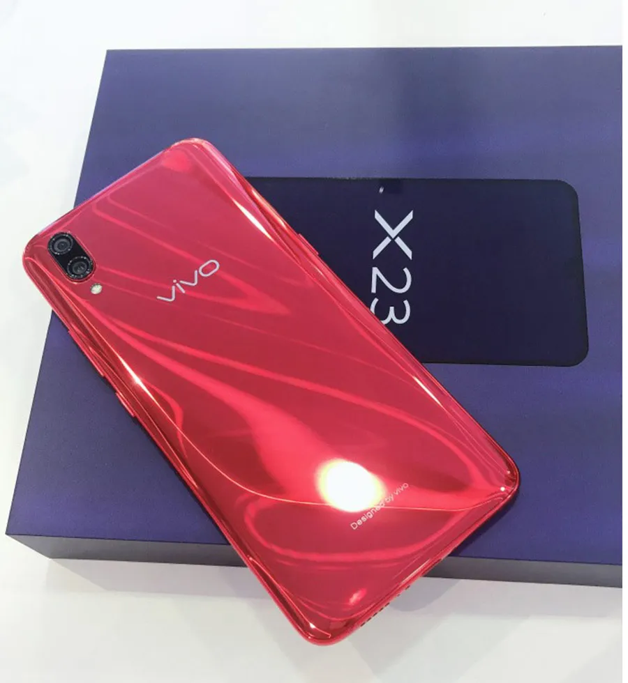 Смартфон VIVO X23, 8 ГБ, 128 ГБ, четыре ядра, 6,41 дюймов, полный экран, двойная камера заднего вида, Android 12MP+ 13 M, 4G, LTE, мобильный телефон