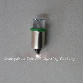 

LED lamp T10 BA9S green 12V LED008 GOOD 10pcs