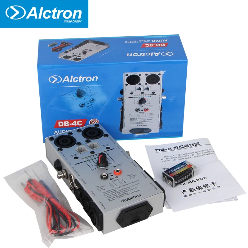 Alctron DB 4C профессиональный кабель тестер детектор аудио сетевого кабеля