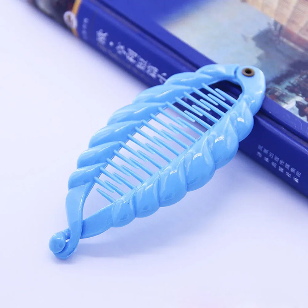 Заколка для волос женская в форме рыбьего хвоста модный зажим разного дизайна