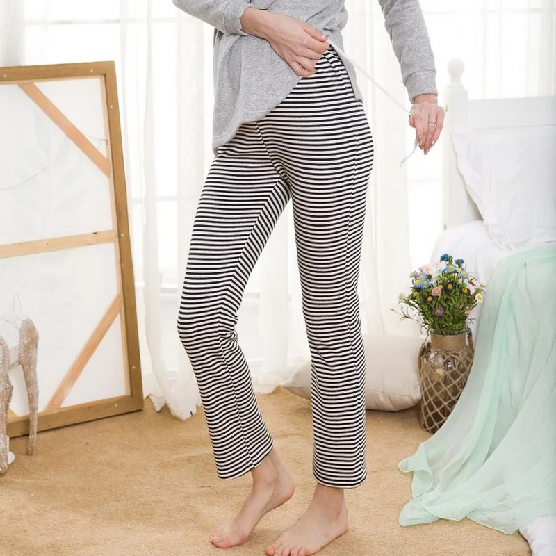 По беременности и родам пижамы Пижама для кормящих мам в Корейском стиле теплая