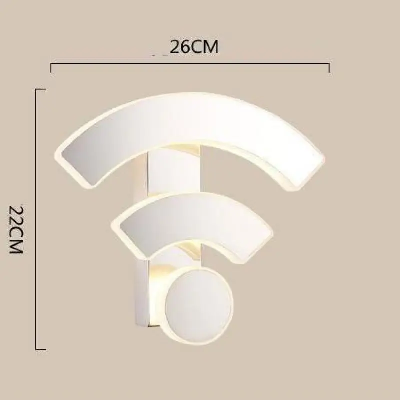 Простой креативный акриловый настенный светильник современный светодиодный