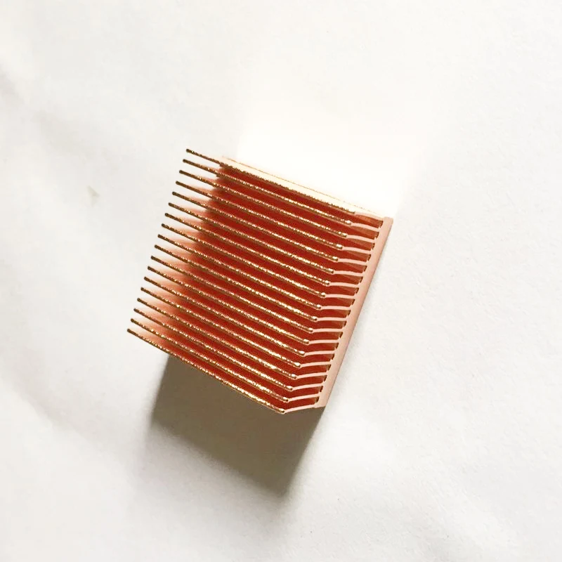 2 stücke Benutzerdefinierte Kupfer Kühlkörper Kleine Instrument Elektronische Bauelemente low-power-Chips Kühler 20*20*11mm kupfer Kühler